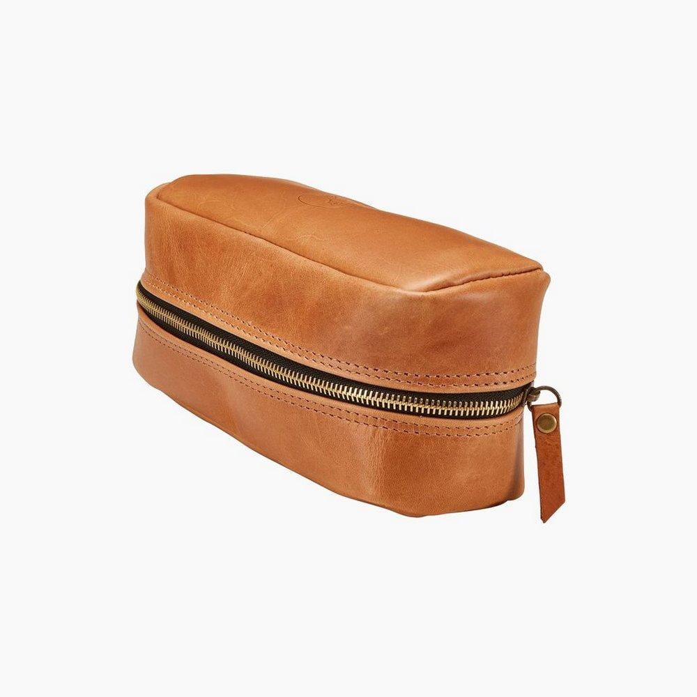 Beatnik & Sons Leather accessories Tan the Old Bull toiletry bag