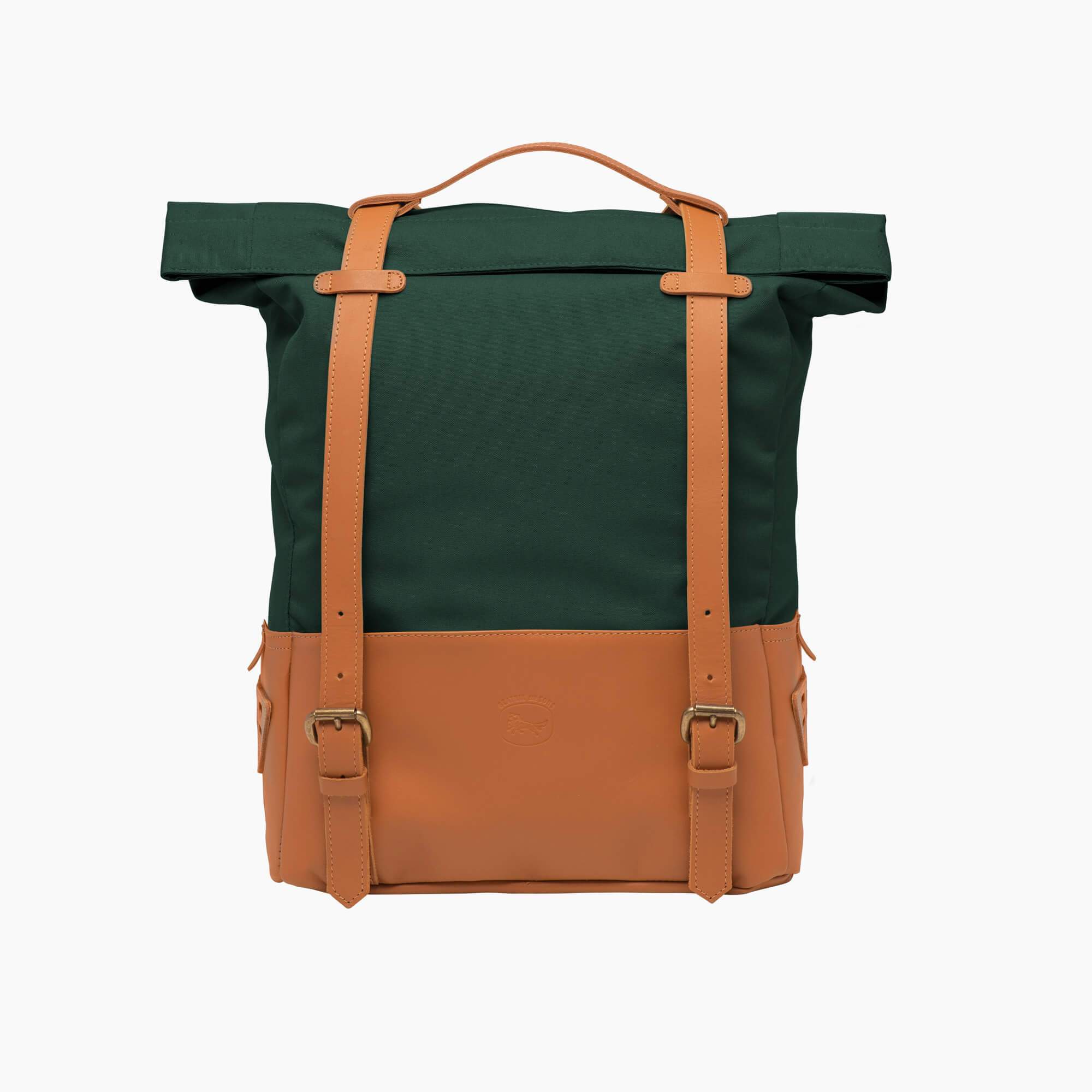 Beatnik & Sons Leather backpacks Green the Terry backpack