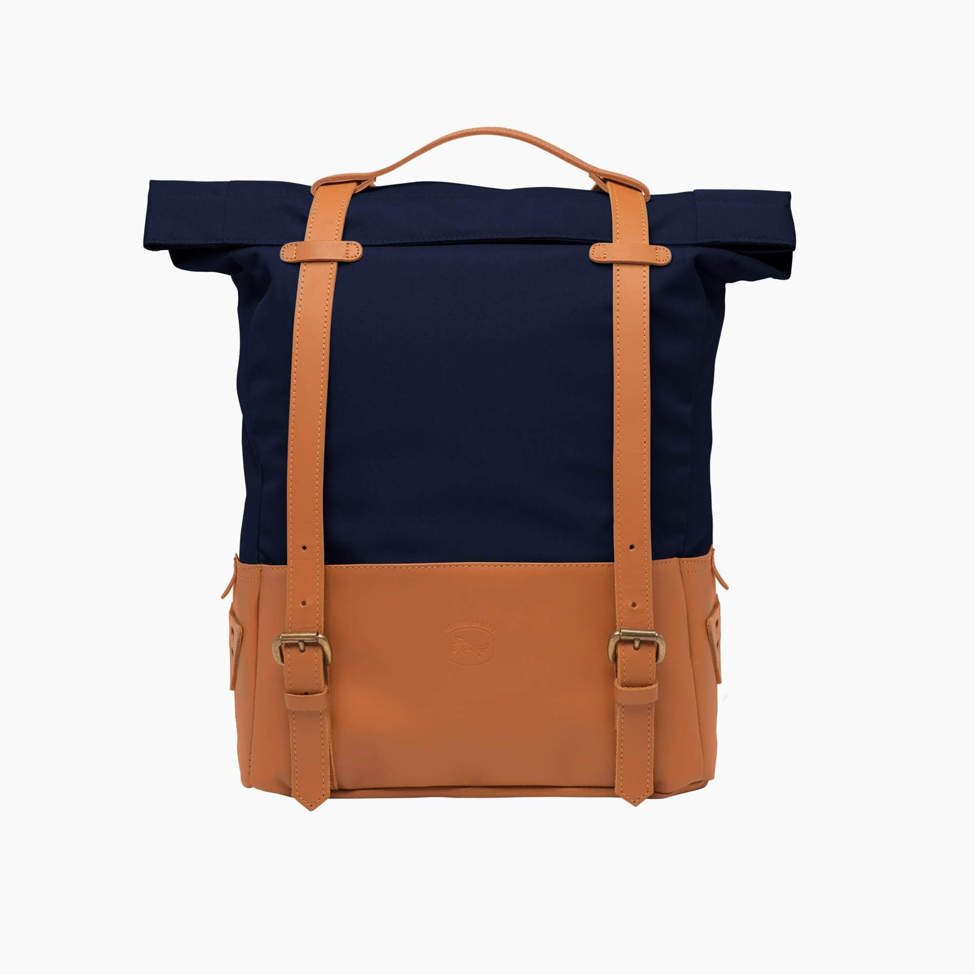 Beatnik & Sons Leather backpacks Navy the Terry backpack