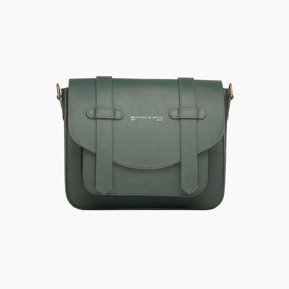 Beatnik & Sons Leather handbags Green the Joan handbag