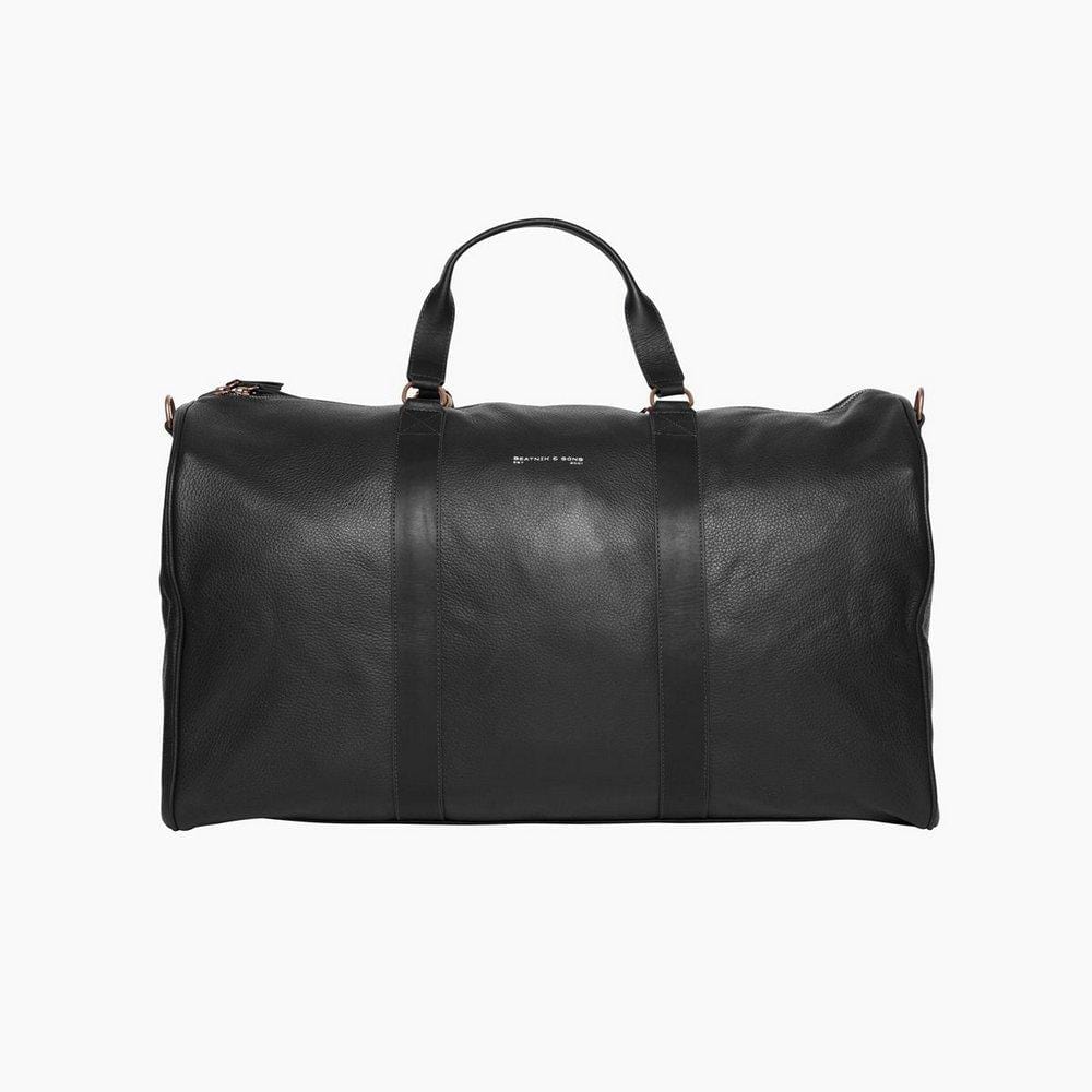 Beatnik & Sons Leather handbags Black the Kerouac duffle bag