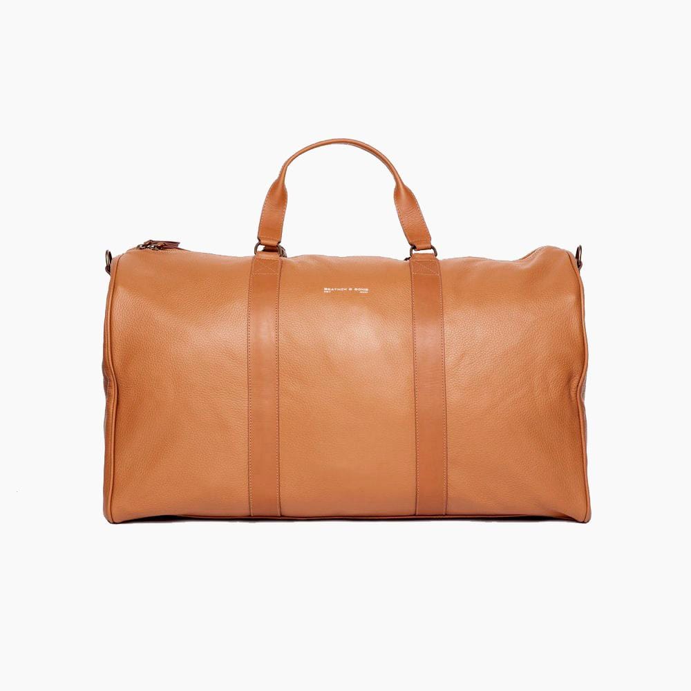 Beatnik & Sons Leather handbags Tan the Kerouac duffle bag