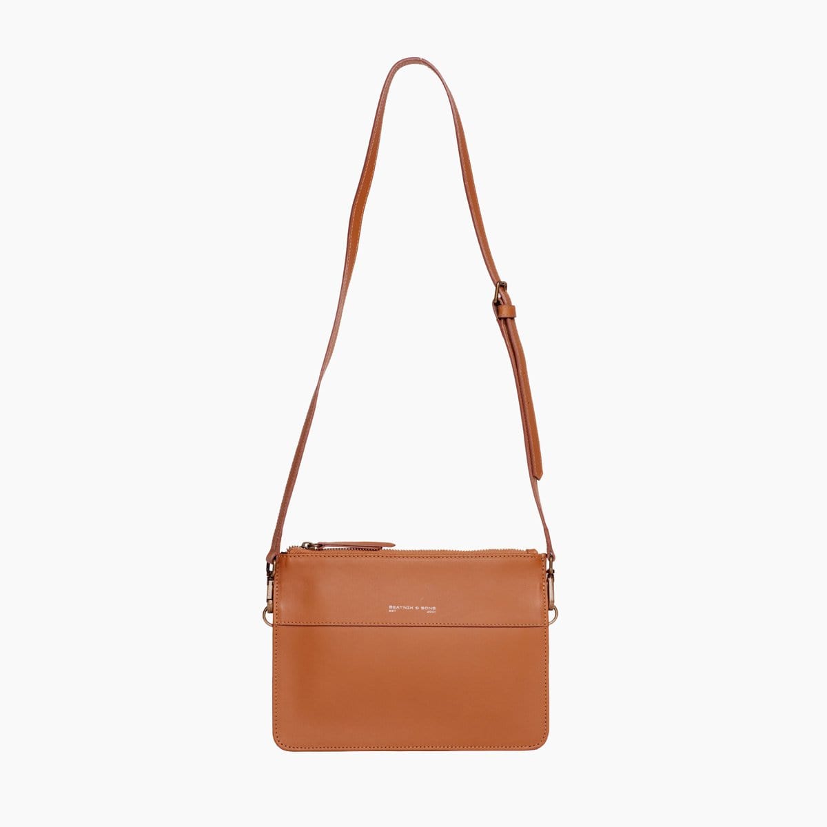 Beatnik & Sons Leather handbags the Terry flat bag