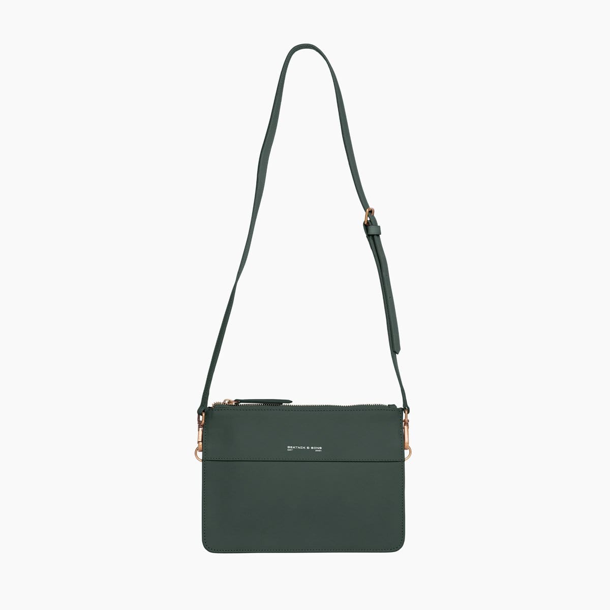 Beatnik & Sons Leather handbags the Terry flat bag